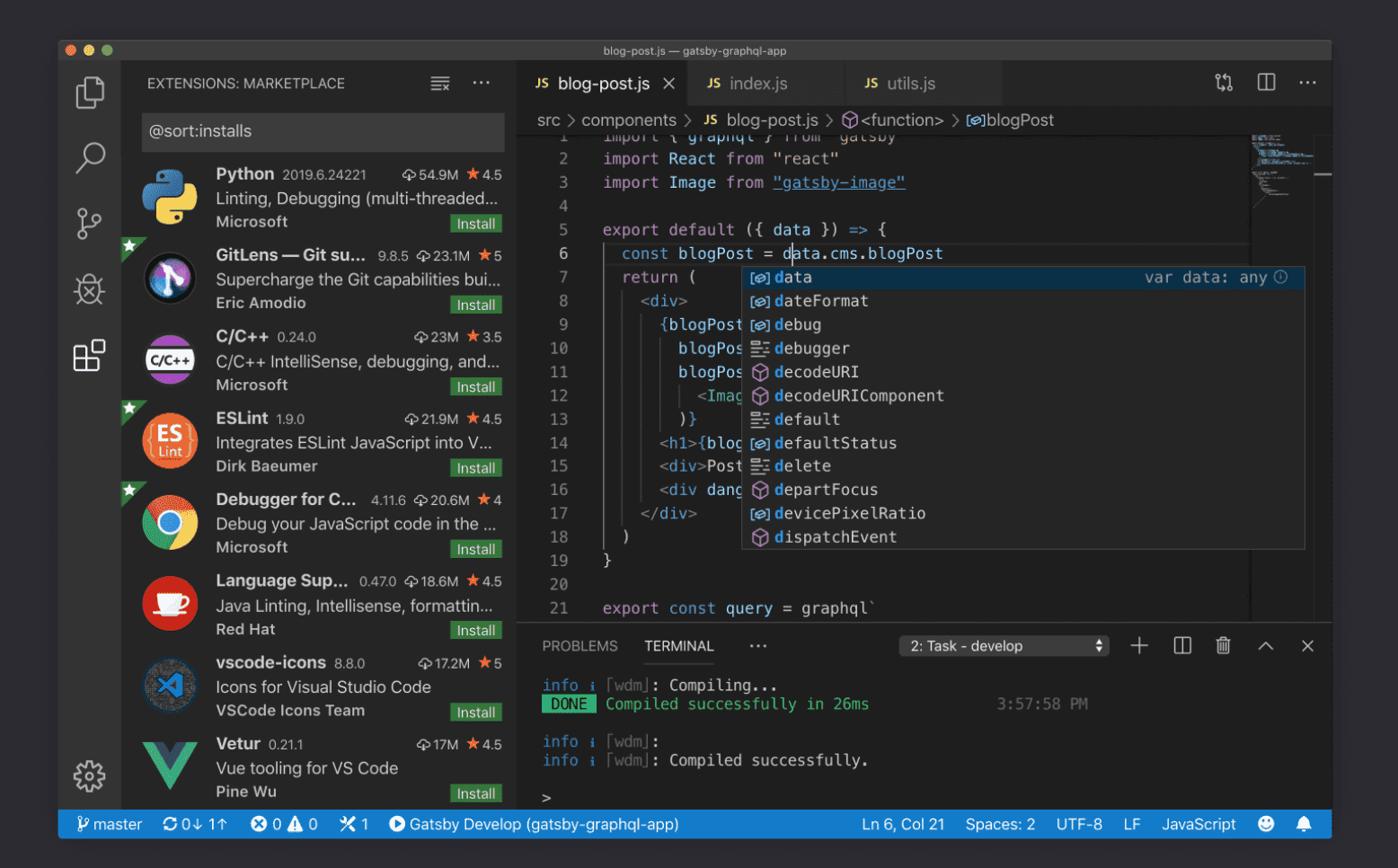 Ecsstractor for vscode linux не работает